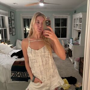 RVCA White Print tank top